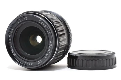 [ESTADO PERFEITO] SMC Pentax 28mm F/3.5 lente grande angular montagem K PK do Japão - Imagem 1 de 4
