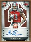 2014 CROWN ROYALE ROOKIE SIGNATURES RED #SME MIKE EVANS #9/15 AUTO