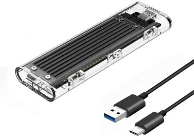 ORICO M.2 SATA SSD Enclosure USB 3.0 NGFF Adapter for M2 B-Key SSD Drive Disk - Image 1 of 4