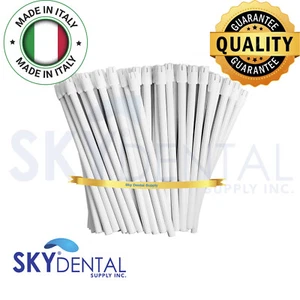 up to 4500 Dental Saliva Ejectors Suction Ejector White white tips Made in Italy - Picture 1 of 1