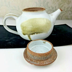 Mid Century Modern Richardson Tea Pot Signed Art Pottery Hand Made MCM Decor Vtg - Picture 1 of 11