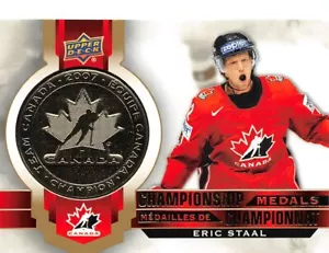 2021-22 UD Tim Hortons Championship Medals #M-7 Eric Staal - Picture 1 of 2