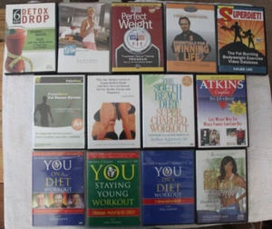 13 Diet DVD lot You on a superdiet paleoburn eating itself to death III Atkins - Imagen 1 de 8