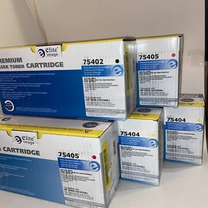 5 HP LaserJet CP2025 CM2320N Cc530A Color Toner Ink 2 Yellow 2 Magenta 1 Black - Picture 1 of 6