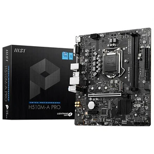 MSI H510M-A PRO Mainboard Motherboard - m-ATX, H510, LGA1200, USB 3.2, M.2 - Bild 1 von 5