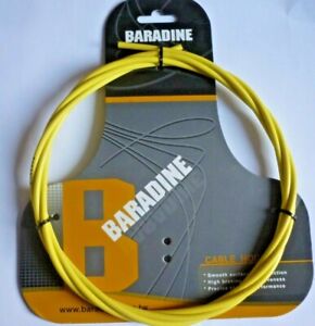 GAINE DE FREIN BARADINE CABLE HOUSING 5mm x 2500mm KEVLAR YELLOW  *HIGH QUALITY*