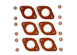 6x Phenolic Spacer for Weber DCOE, Dellorto DHLA, Solex ADDHE 40mm - Afbeelding 1 van 4