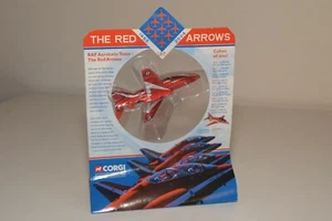 V CORGI TOYS CS90168 RED ARROWS HAWK T. 1/1A PLANE RED 4 MIB - Picture 1 of 2