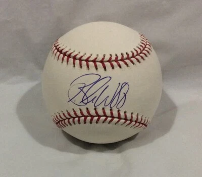 Béisbol OML firmado por Brandon Webb con certificado Fan Fair Inc Foto 1 de 4