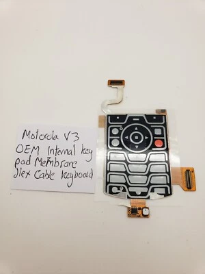 New Motorola V3 OEM Internal Keypad Membrane Flex Cable Keypad UK3POST  - Image 1 of 4