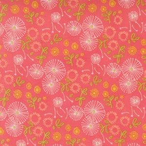 Dandi Duo Coral Floral  Robin Pickens Moda 48752-15 Priced Per Half Yard - Picture 1 of 2