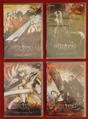 Hellsing Ultimate Series 4 DVD Set Lot Geneon Anime Japanese Animation  - Image 1 of 4
