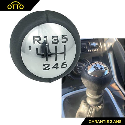 Pommeau de Vitesse 6 compatible pour 2008 207 208 3008 307 407 5008 607 807 - Photo 1/4