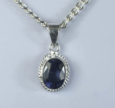 Pingente masculino de pedra preciosa oval alexandrita mudança de cor natural 7,55 quilates VEJA VDO - Imagem 1 de 4