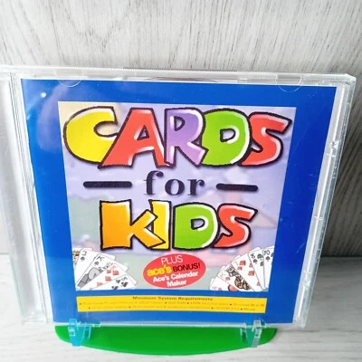 CARDS FOR KIDS PC CD ROM GAME - RARE RETRO GAMING - Image 1 of 4