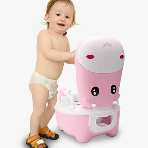 Portable Realistic Potty Training Seat Toddler Toilet Seat - Picture 1 of 8