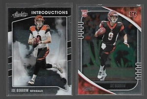 2020 Panini Absolute Joe Burrow #158 Base & Introduction Rookie Card Lot RC - Picture 1 of 1