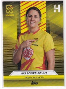 2024 Topps The Hundred On Demand NAT SCIVER-BRUNT Trent Rockets Cricket Card - Picture 1 of 1