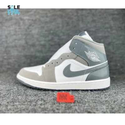Nike Air Jordan 1 Mid SE Blanco Medio Gris Fresco Zapatos para Hombre HF3216-100 Foto 1 de 4