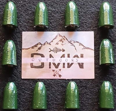 Tungsten WATERMELON SEED Worm Weights 1/4 ounce (7.2g) 10pk, Bullet Weights - Image 1 of 4