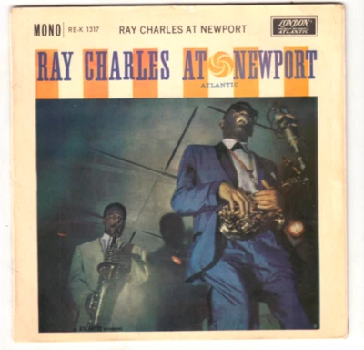 RAY CHARLES AT NEWPORT RARE 1ST PRSS 1961 UK LONDON EP-LIVE EXCITING PERFORMANCE - Image 1 of 2
