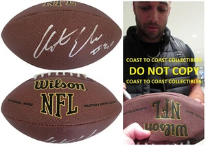 Austin Ekeler NFL Signed Football Proof COA Autographed Commanders Chargers - Bild 1 von 3