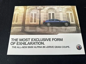BMW ALPINA B6 xDrive Gran Coupe Verkaufskatalog 540PS US 6er Prospekt 2015 - Bild 1 von 4