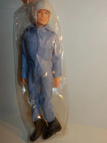 VINTAGE 1970s Action Mike 12" GI JOE Clone Air Force Pilot SOLDIER MOC Hong Kong Cover