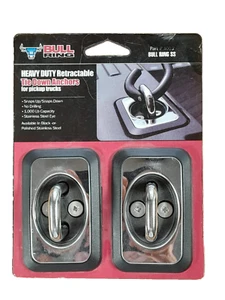Bull Ring Heavy Duty Retractable Tie Down Anchors for Pickup Trucks Part# 4003 - Imagen 1 de 5