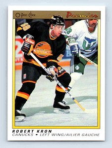 1990-91 O-Pee-Chee Premier Robert Kron #52