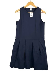 J.Crew Crewcuts Girls' ponte uniform dress navy preppy sz 16 - Picture 1 of 6