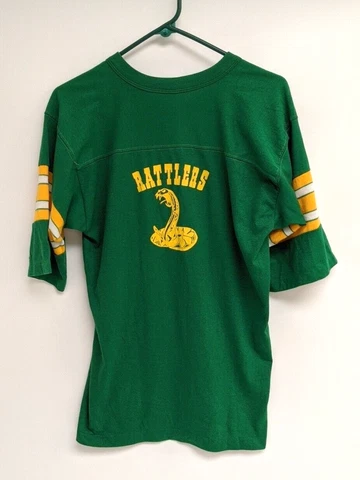 Vintage Florida A&M FAMU Rattlers Jersey T-Shirt Gulf Coast Sportswear Size L Cover