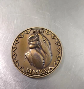 2003 SIMBA The Lion King Special Edition Collector's Series Coin Medallion #105 - Picture 1 of 2