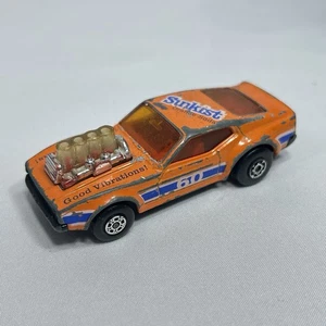 Matchbox Rolamatics Mustang 1973 pistón Popper Sunkist buenas vibraciones coche - Imagen 1 de 6