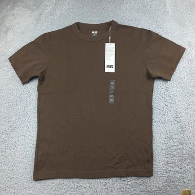 Uniqlo U T Shirt Mens XS Brown Crewneck Short Sleeve NWT Cotton Unisex Fit - Image 1 of 4