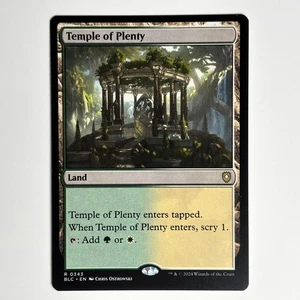TEMPLE OF PLENTY MTG BLC - MAGIC THE GATHERING KARTE IN NEU - Bild 1 von 1