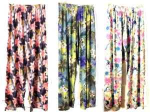 Fresh Peaches Floral Cover Up Swimsuit Pants Size Large - Picture 1 of 10
