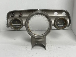 1957 Chevy Belair Speedo Speedometer/Instrument Cluster w/ Temp & Gas Gauge - Picture 1 of 9