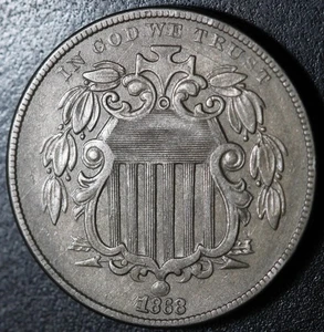 1868 SCHILDNICKEL - BESSERE QUALITÄT! - Bild 1 von 2