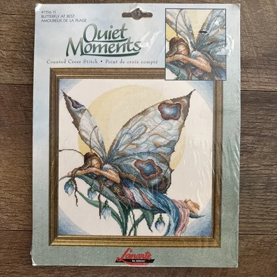 Lanarte Janlynn "Mariposa en reposo" punto de cruz contado momentos tranquilos #1156-11 Foto 1 de 4