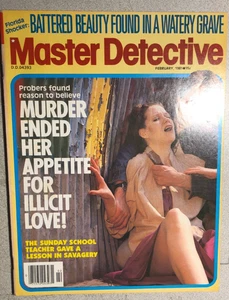 MASTER DETECTIVE lurid crime magazine February 1981 - Picture 1 of 3