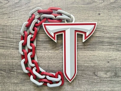 Collar Troy Trojans de gran tamaño, cadena Hype Foto 1 de 4