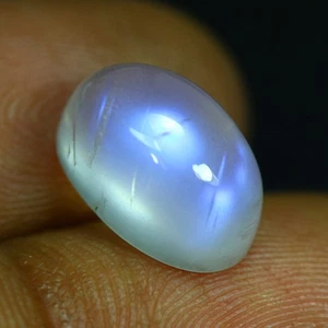 4.95 Cts_Great Electric Blue Shadow_100 % Natural Unheated Blue Moonstone_India - Bild 1 von 3