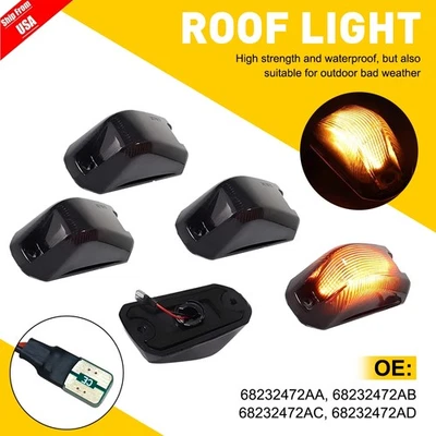 PARA 14-23 RAM PROMASTER 1500 2500 3500 LED TECHO LÁMPARA AHUMADA LUZ OE#68232472AE Foto 1 de 4