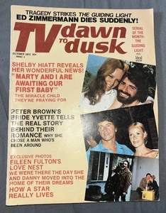 TV Dawn to Dusk Magazin Oktober 1972 Ed Zimmerman KOSTENLOSER VERSAND - Bild 1 von 16