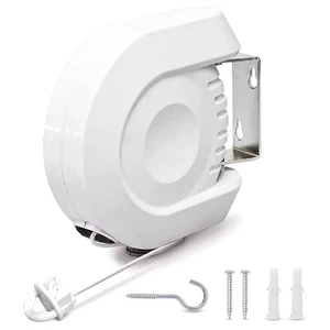 Einziehbare Wäscheleine Wäscheleine Indoor und Outdoor Wäscheleine Kunststoff9410 - Bild 1 von 10