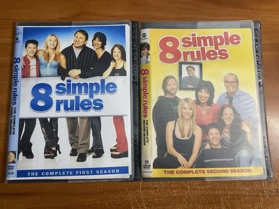 8 Simple Rules Seasons 1 & 2 DVD Lot Collection - Discs Only - Image 1 of 3