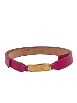 MOSCHINO Cintura vita Donna Cintura rosa stile casual - Immagine 1 di 4