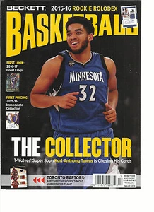 BECKETT BASKETBALL MAGAZINE,DECEMBER, 2016 VOL. 27 NO.12 # 291 THE COLLECTOR - Picture 1 of 1