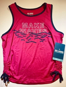 Neu mit Etikett Reel Legends TEC Make Waves Tanktop M 10/12 L 12/14 UPF UPF beet pink Shirt $ 20 - Bild 1 von 3